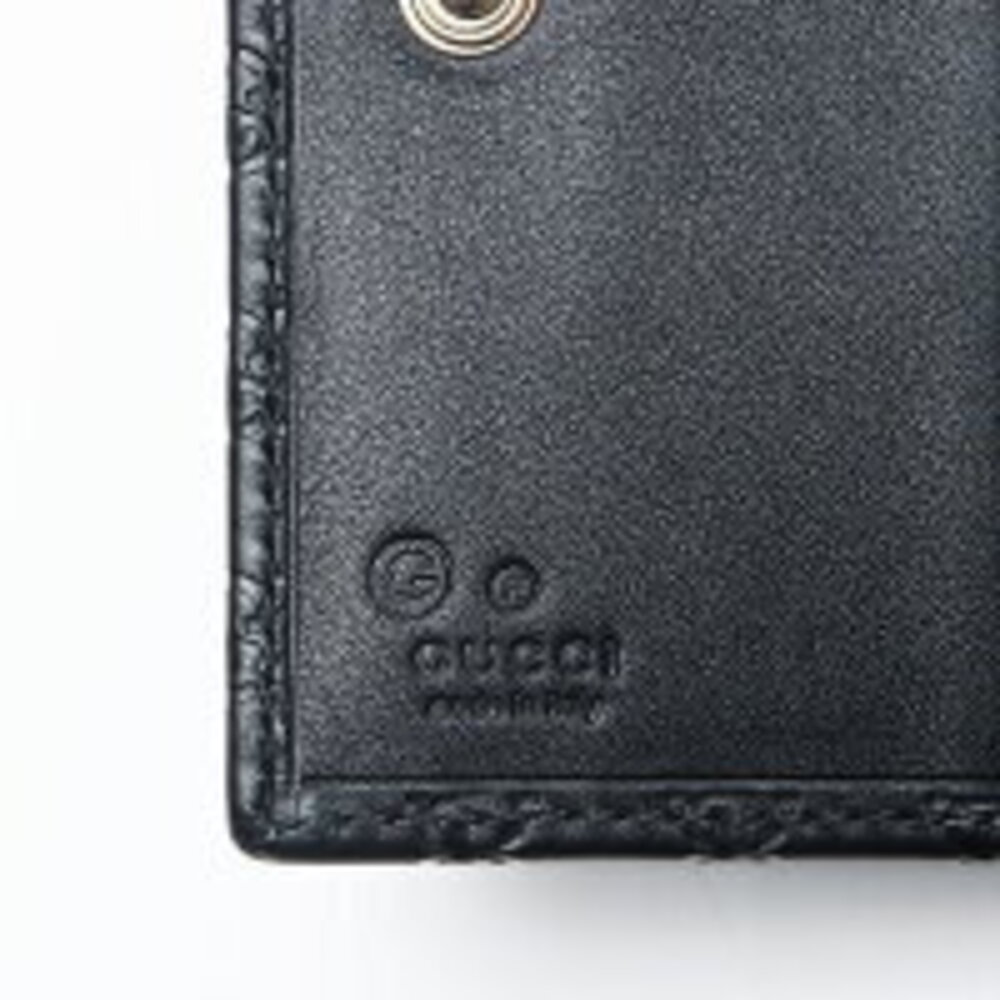 Gucci GG Guccissima Leather Bi fold Wallet Black - Picture 12 of 12